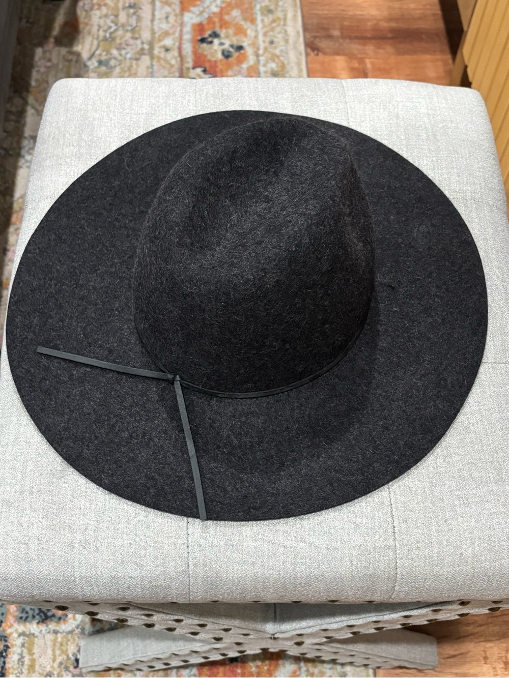 Banana Republic Wide Brim Felt Hat - Black